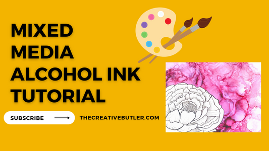 Unlocking the Magic of Alcohol Ink: Creating a Blooming Peony with Masking Fluid